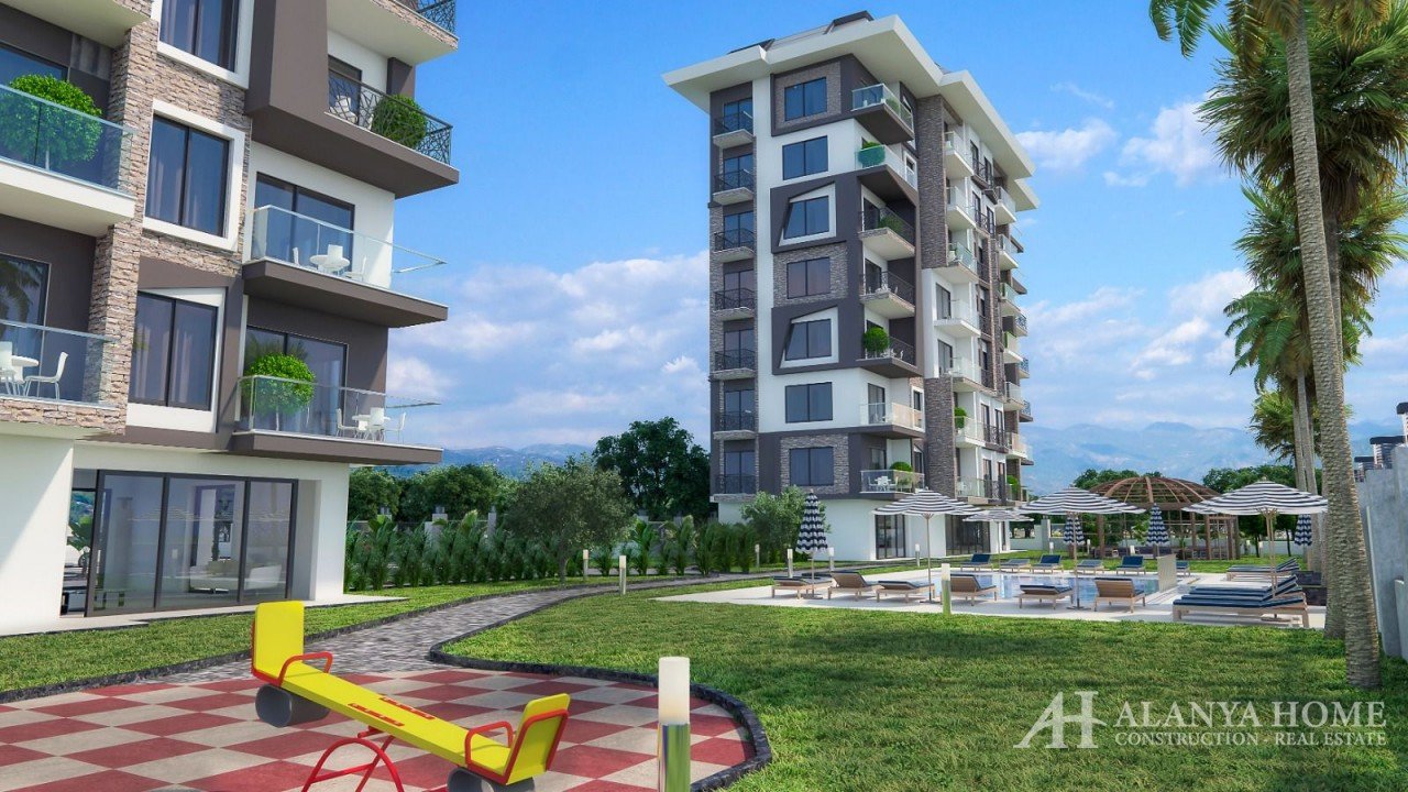 Tekioğlu Demirtaş Alanya Antalya Türkei Kauf Verkauf Eigentum einer möblierten Einzimmerwohnung in e